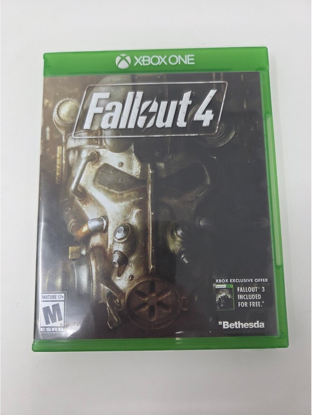 Fallout 4 Xbox One Game Disc and Case with Vault Dweller’s Survival Guide